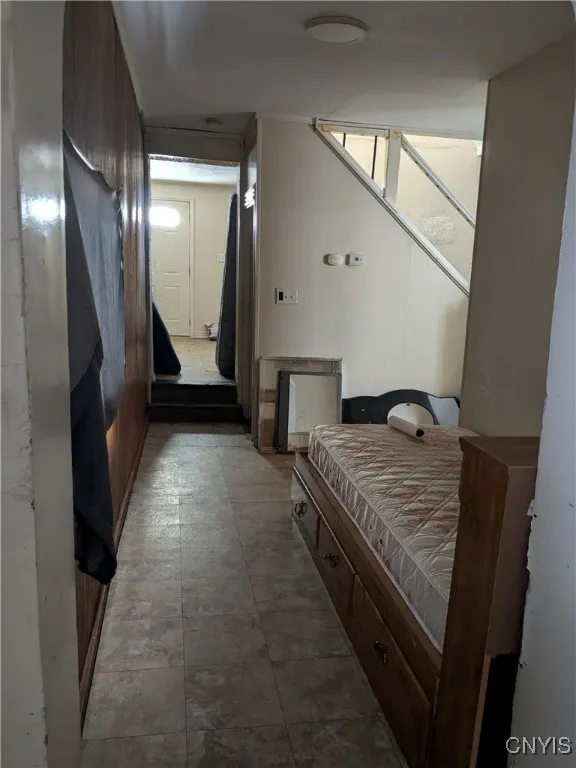 Den looking to front of house