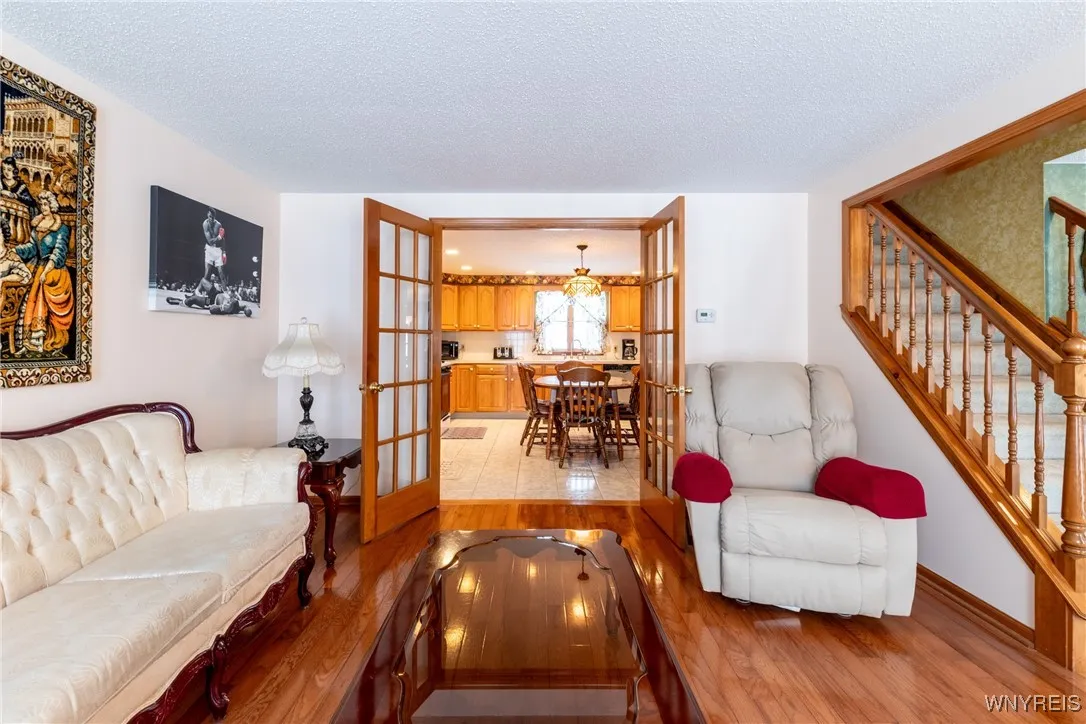 Livingroom with hardwood flooring  15 x 16