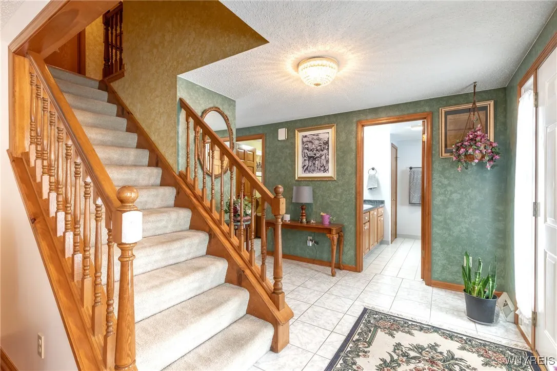 Front entrance stairs to 2nd floor