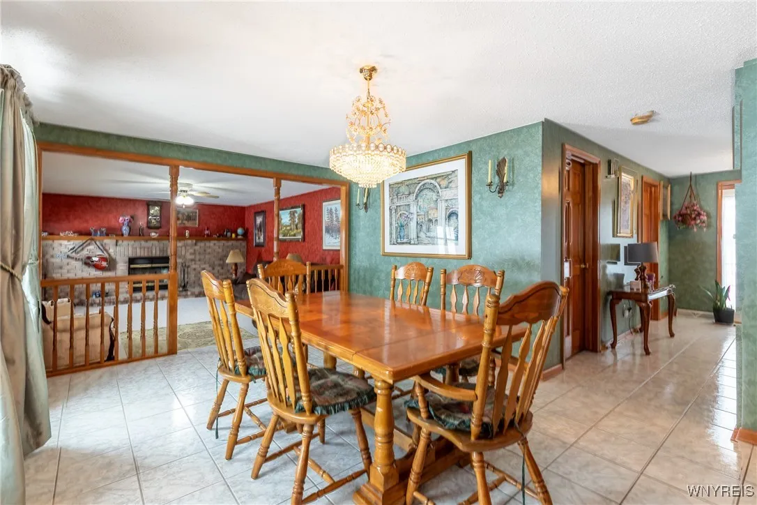 Huge kitchen with dining area