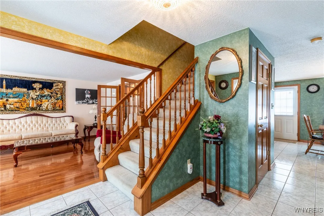 Front entrance stairs to 2nd floor