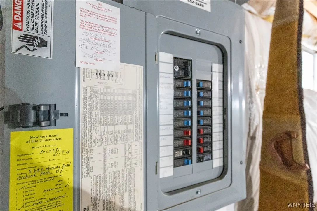 Basement- electric panel