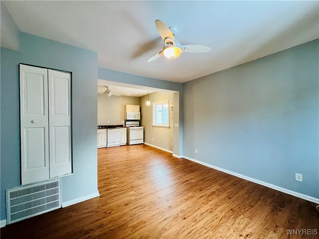 Coat closet in the living room