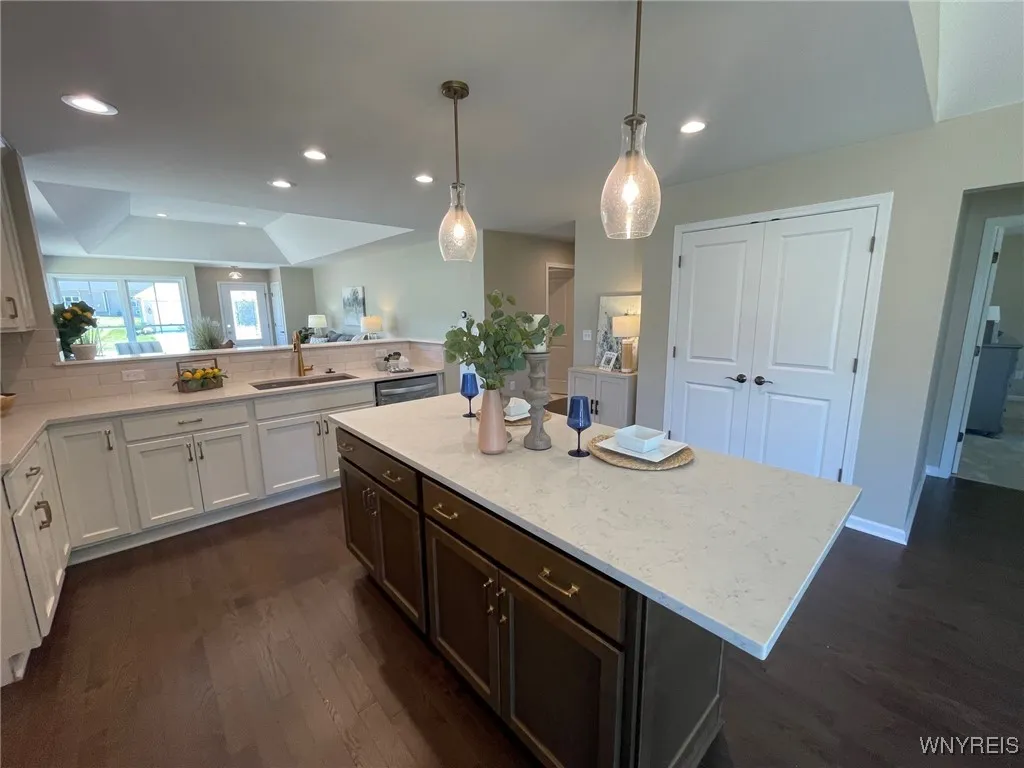 Pantry closet in the kitchen