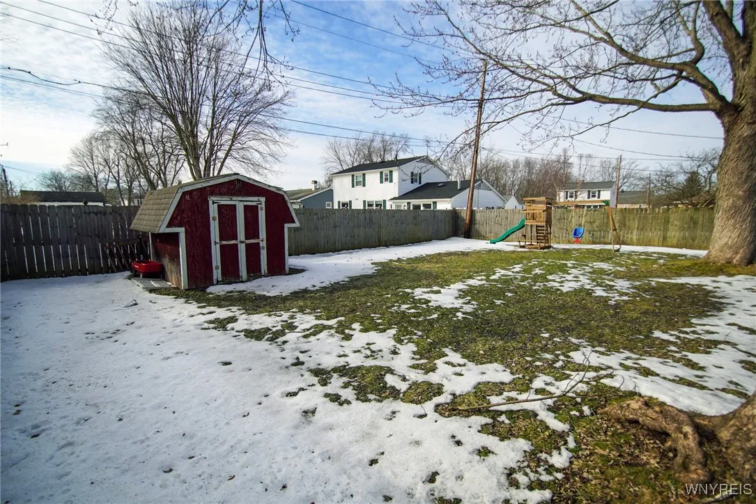 Backyard w/ shed