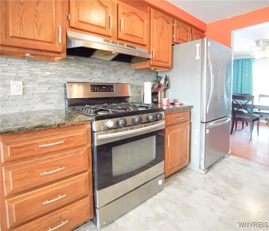 Stainless appliances included w/ sale