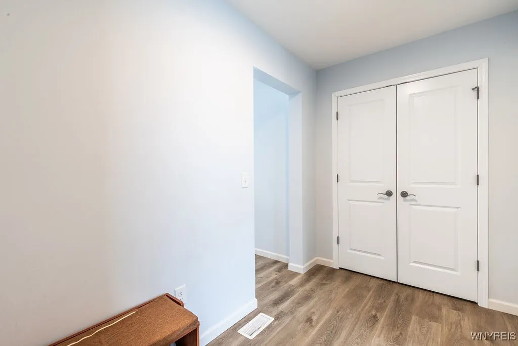 Mudroom off garage