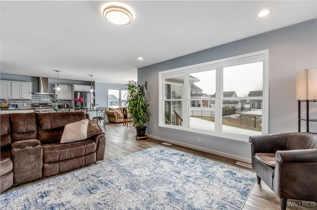 Wide open first floor plan
