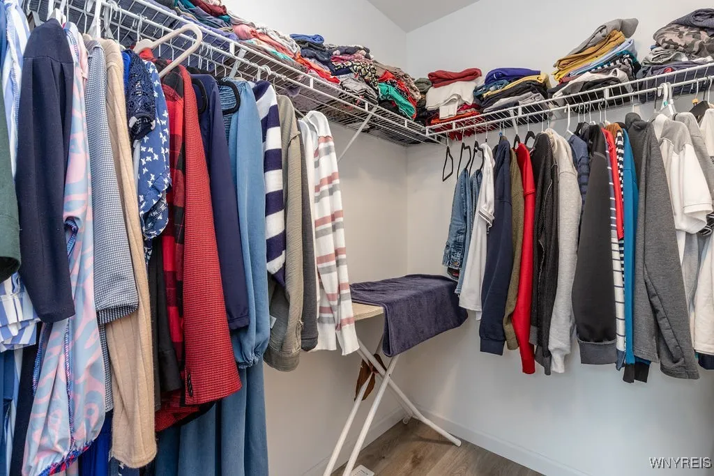 Owners suite walk-in closet