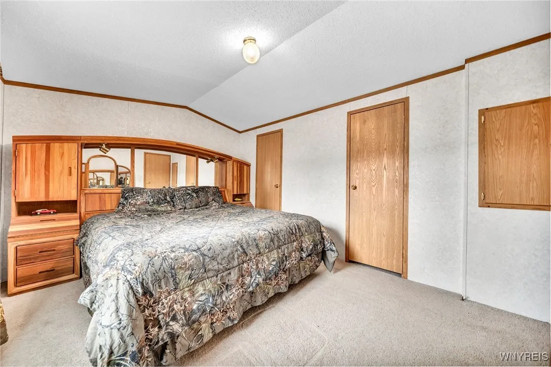 The primary bedroom has 2 closets to help with your storage needs.