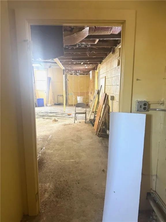 Entrance to back room