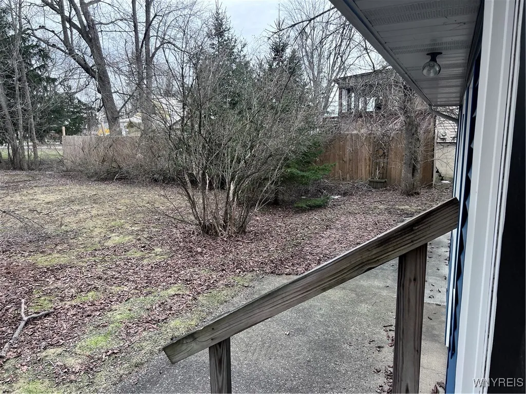 The Natural Backyard isn't large but it has a private patio.