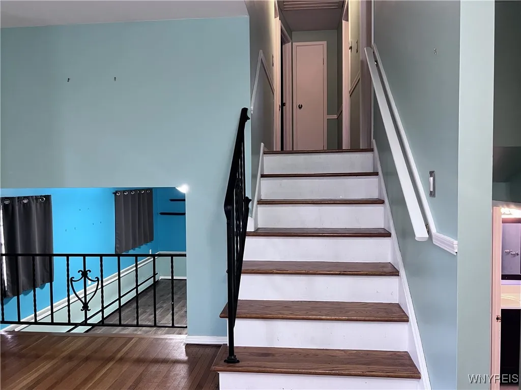 This Short Flight of stairs leads to the 2nd Level where you will find 3 Bedrooms and a Full Bath.