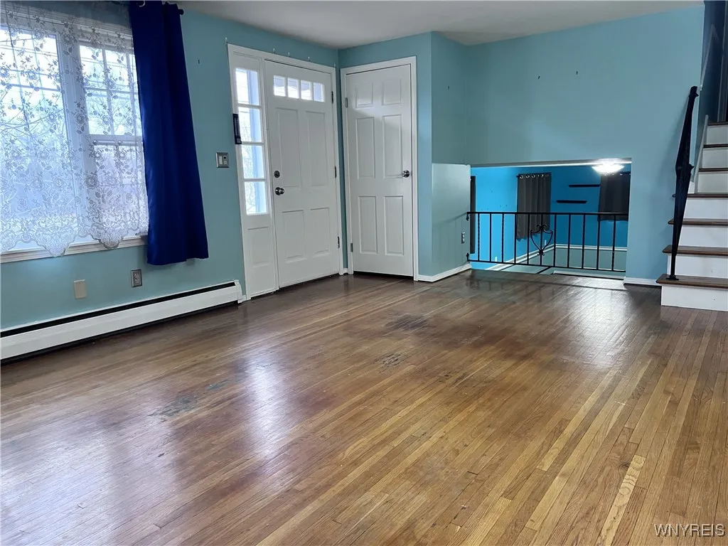 This view shows the overlook to the Lower Level Family Room.