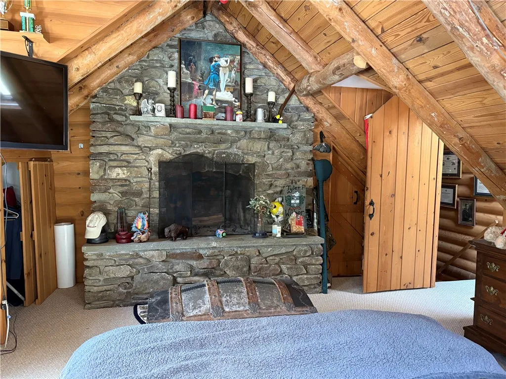 Bedroom #1 fireplace!