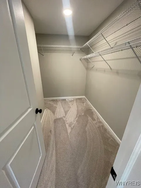 Walk in closet in primary