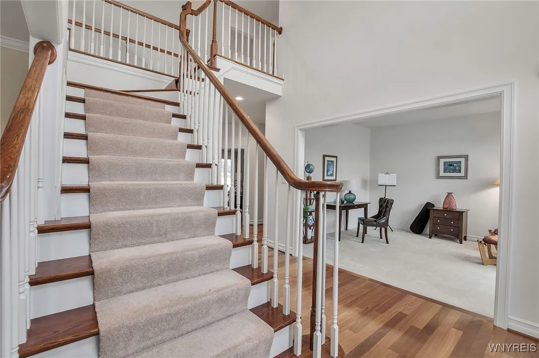 Stairs to bedroom level