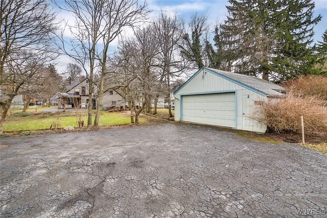 Huge Driveway with Detached Garage!