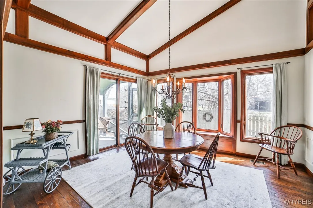 Dining Room with Sliders!