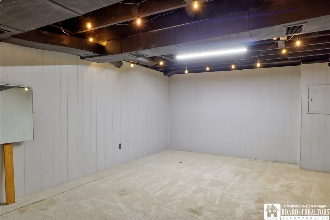 Basement rec room