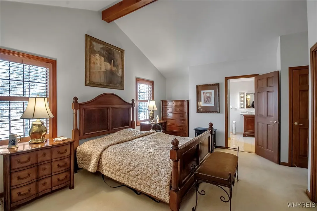 In-law apartment ensuite with cathedral