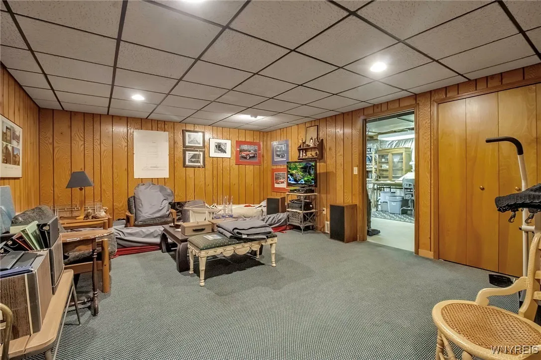 Basement rec room