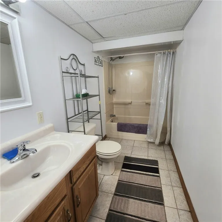 Full bathroom on the lower level!
