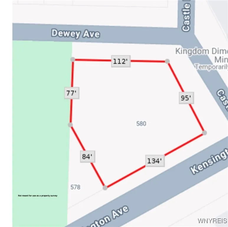580 Kensington Avenue, Buffalo, New York 14214, Buffalo, New York 14214, ,Land,For Sale,580 Kensington Avenue, Buffalo, New York 14214,B1594441