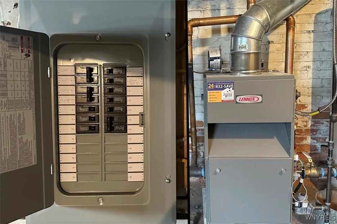 Conversion of fuse boxes to circuit breakers: 2024.  New Lennox Steam Boiler: 2023.