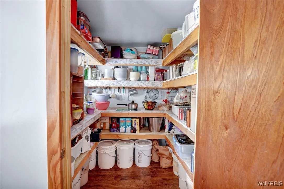 Walk-In Pantry Off of Mudroom Area