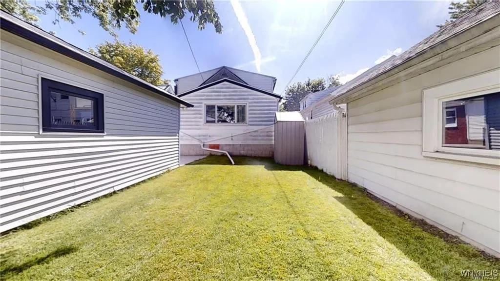 fenced in yard