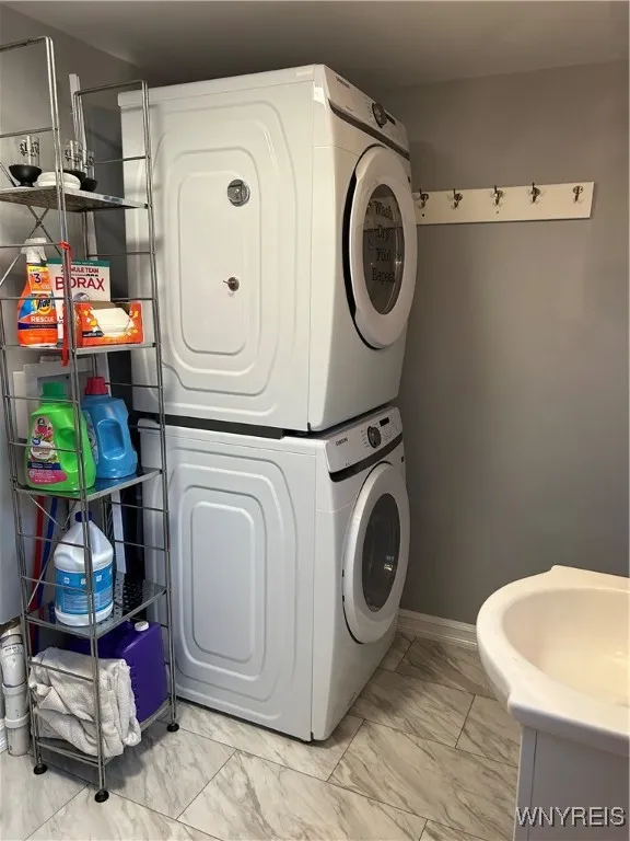 First floor laundry