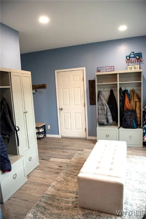 Mudroom off the garage