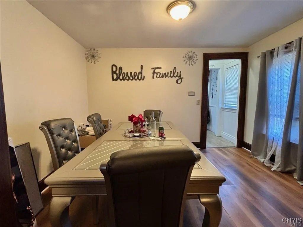 Upstairs dining room