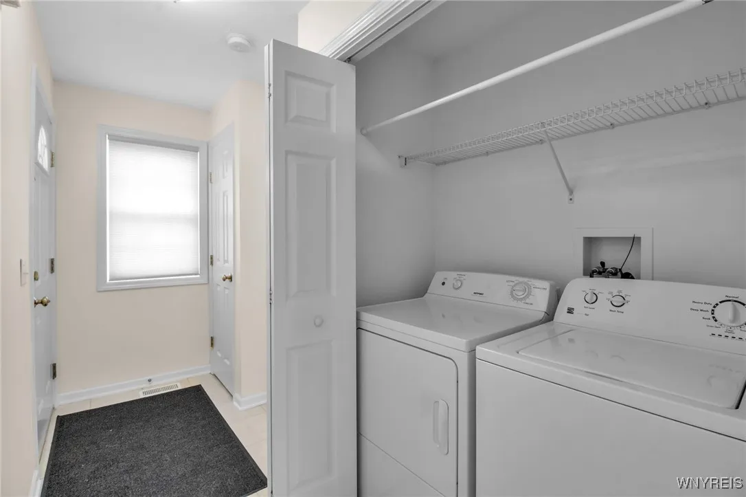 Convenient 1st floor laundry