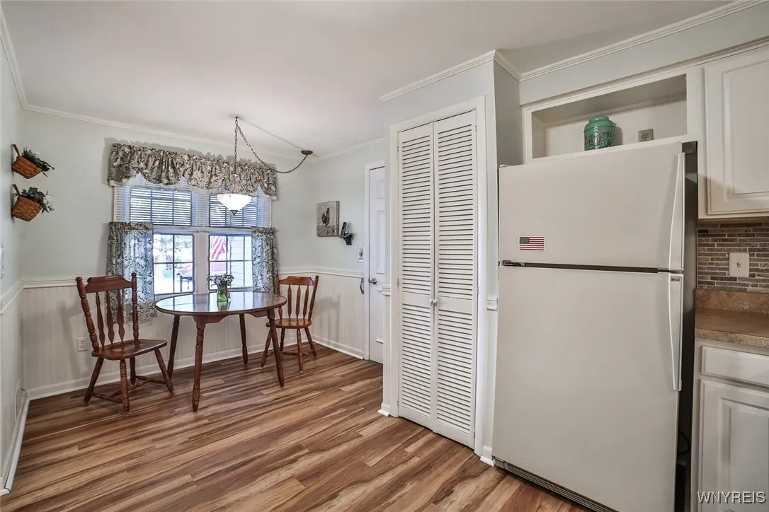 A delightful eating area for those times you don't want to use he Formal Dining Room.
