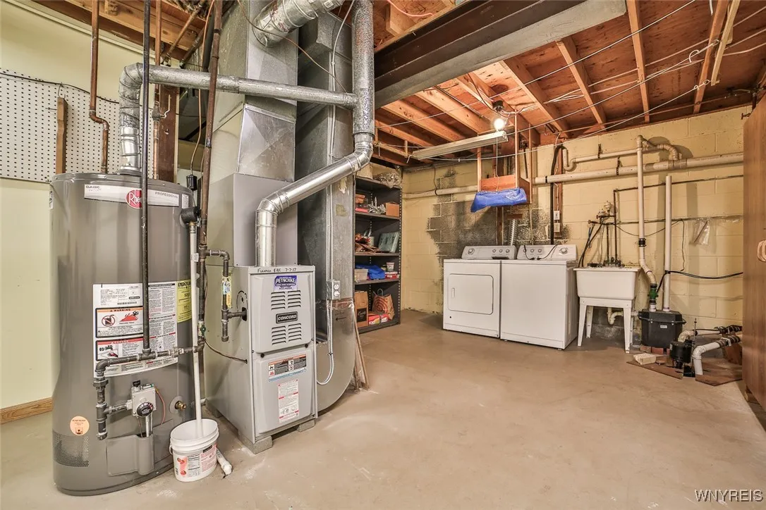 Mechanicals and that second set of laundry machines...no excuse for dirty clothes!