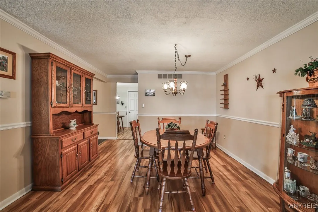 Plenty of room for all your dining furniture.