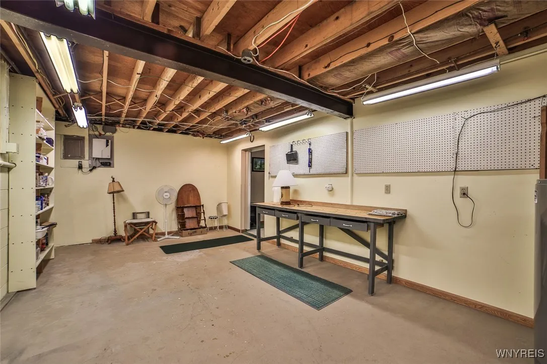 Andy plenty of space for your workbench and storage on this side of the basement!