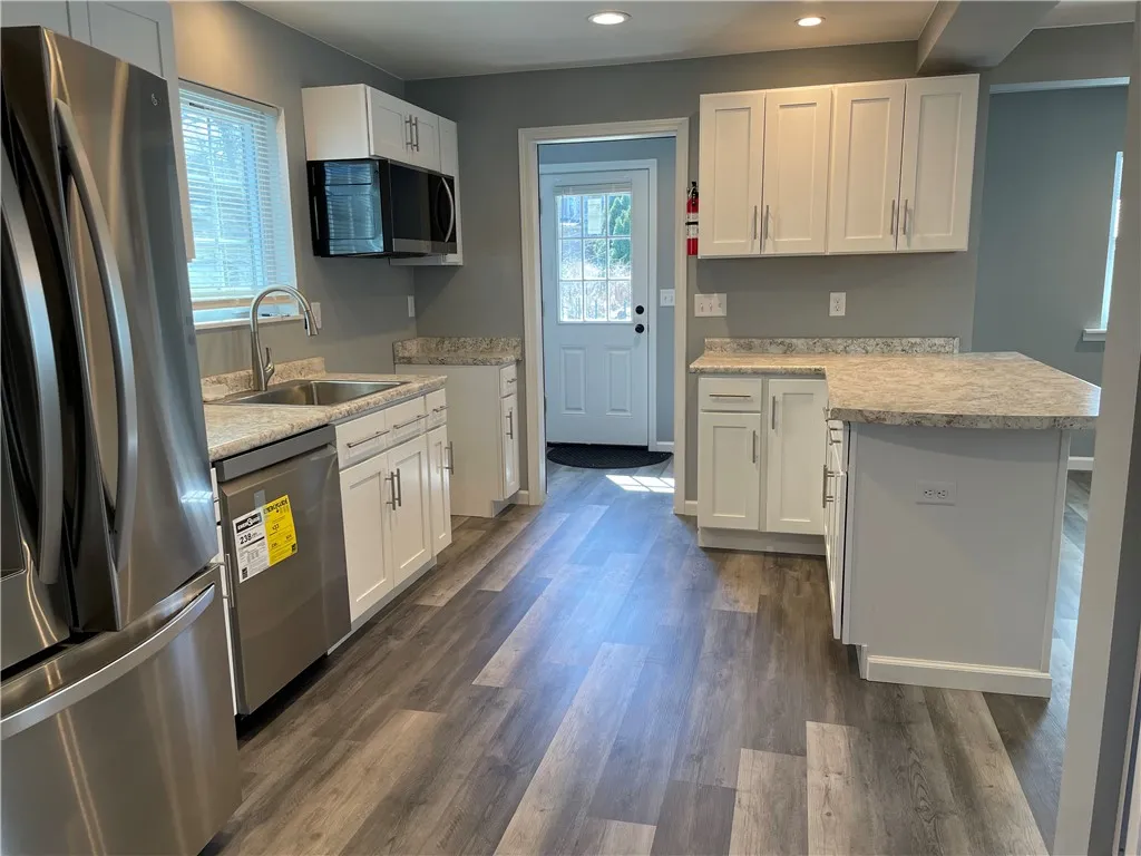 All the cabinets are new.