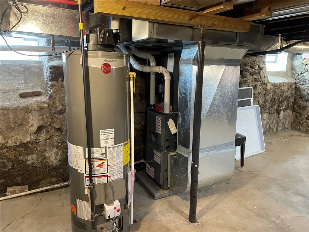 New hot water heater & furnace.