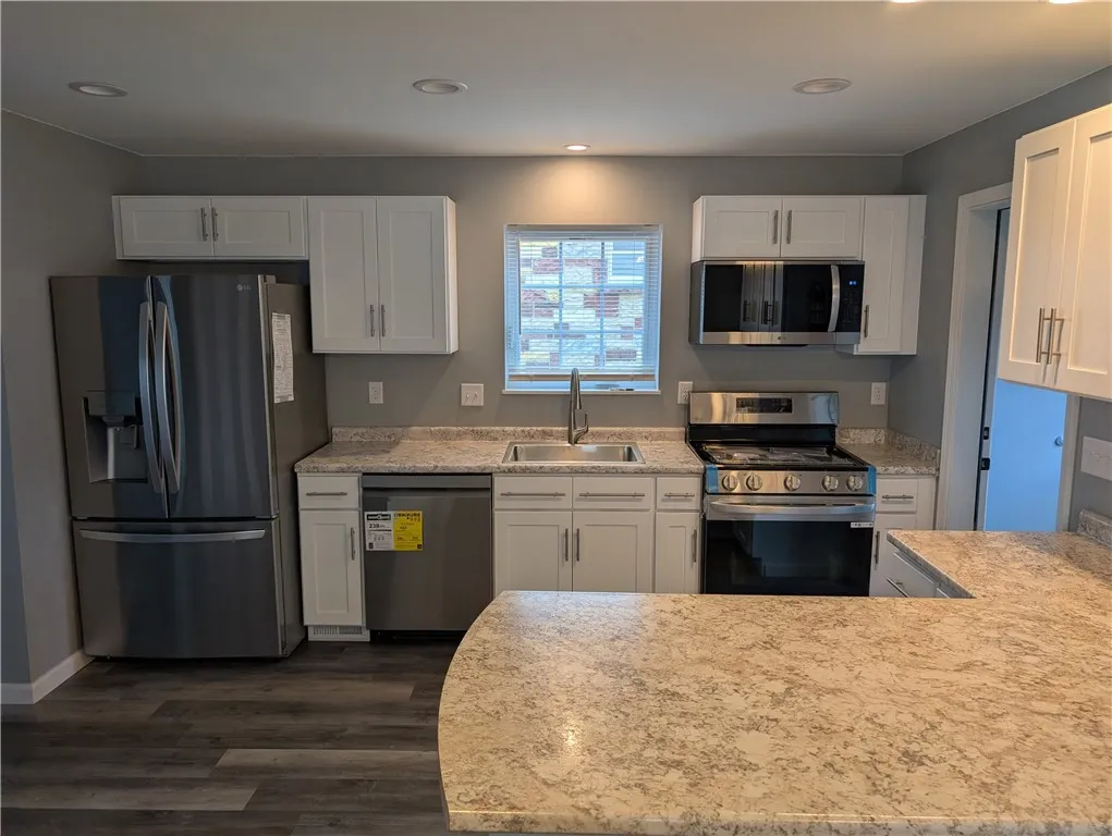 All appliances come with the house.