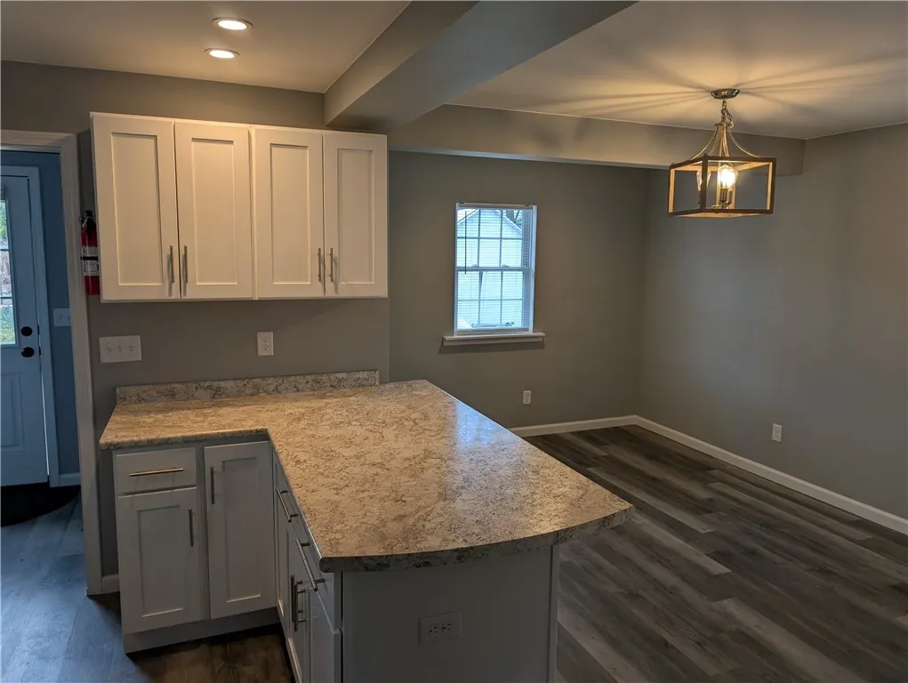 A view of the adjacent dining space.