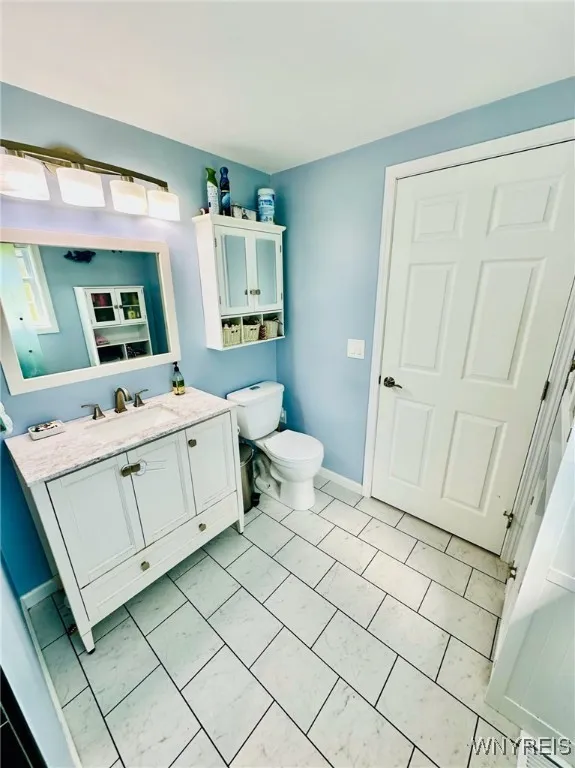 Updated master suite bath.
