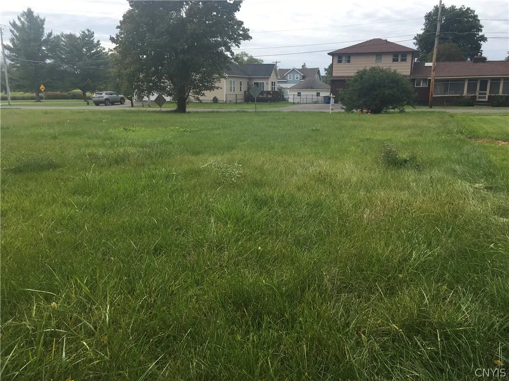 Water, sewer, electric, natural gas at the road. This view is at the back of the lot looking toward Michigan Ave- neighborhood across the street