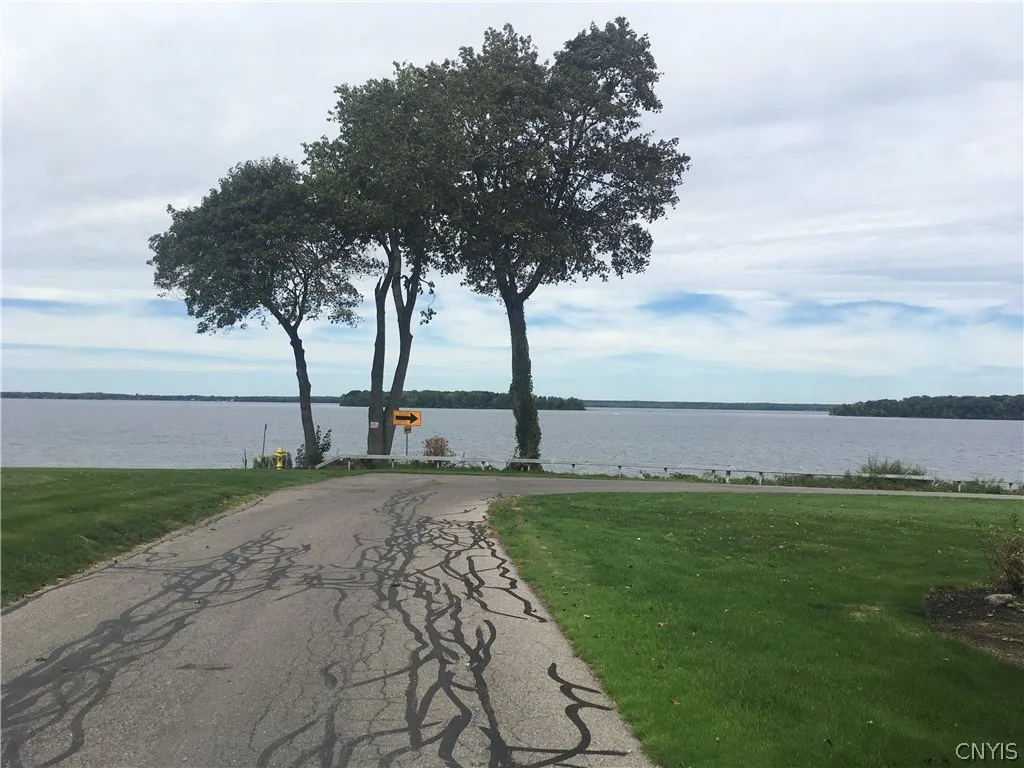 View right at the end of the street.