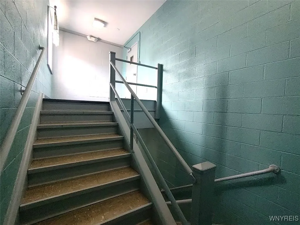 Rear stair case
