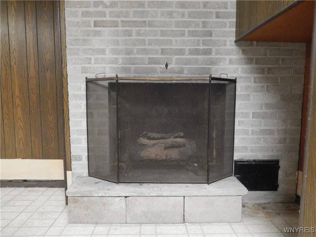 Fireplace in Basement