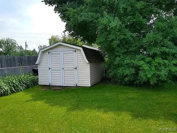 Fully Fenced in Yard with Shed