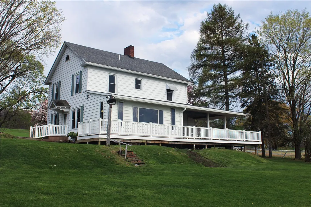North Entry and Large Lake Facing Deck
